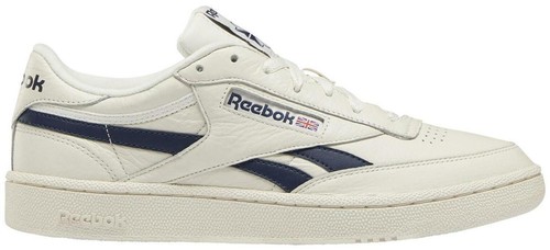 REEBOK HOT ONES CLUB C 85 MENS LEATHER IVORY TENNIS SHOES 
