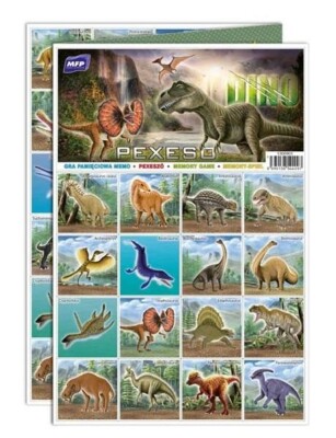 Memory Game Pexeso Dinosaurs (Find the pair!), European Product