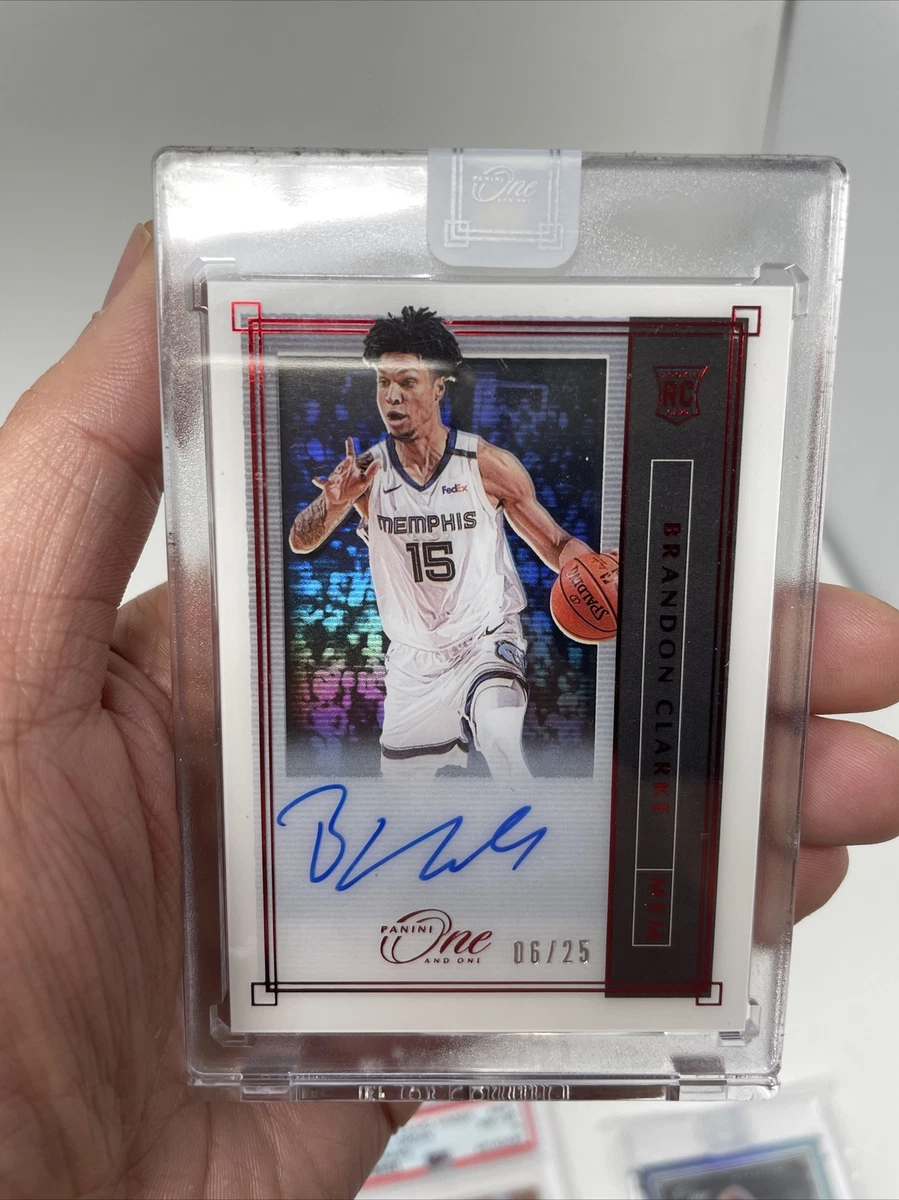 2019-20 Panini One and One Brandon Clark Rookie Autographs AUTO 