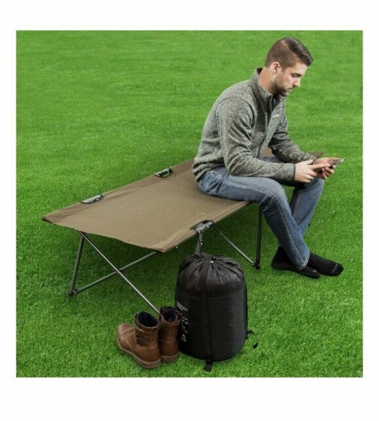 ozark trail deluxe folding camp cot