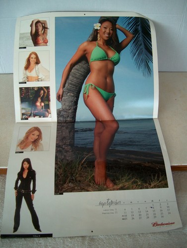 VINTAGE OAKLAND RAIDERETTES 2006 CALENDAR SIGNED BY KENYA - Picture 3 of 9