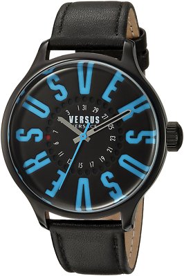 Versus by Versace Women's SBI060016 'CITY 3H' Quartz Leather Watch