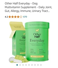 Other Half Everyday - Dog Multivitamin Supplement - Daily Joint, Gut,  Allergy