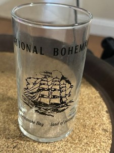 Vintage National Bohemian  Chesapeake Bay Tall Ship Beer Glass