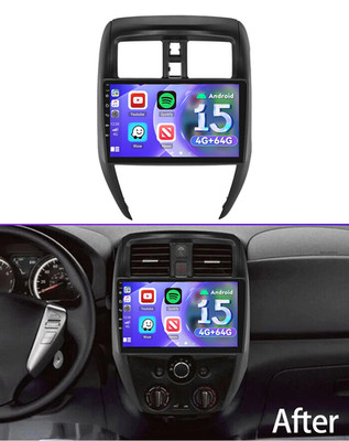 For 2015-2019 Nissan Versa Sedan  Car Radio Stereo GPS Nav + Camera Android 15.0