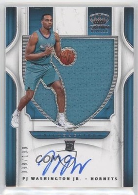 2019 Panini Crown Royale Silhouettes 98/199 PJ Washington Jr Rookie Auto RC 01nw