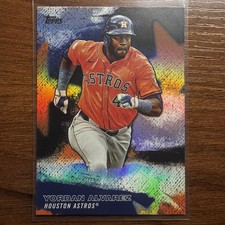 Yordan Alvarez RARE HOLO FOIL REFRACTOR INVESTMENT CARD TOPPS ASTROS MVP MINT