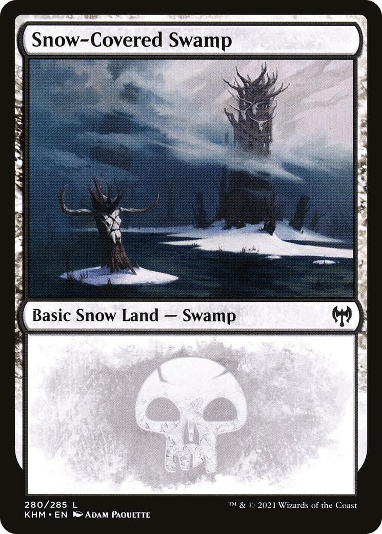 Snow-Covered Swamp [KHM - 280 - Near Mint (NM) ]