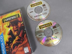 Sega CD 32X Games (lot of 3) Fahrenheit, AH3 Thunderstrike, Sega Classics