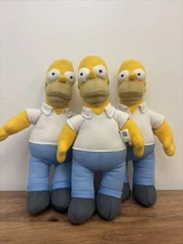 2005 The Simpsons Homer Simpson Nanco Plush Doll Used