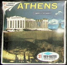 Athens Greece 3d View-Master 3 Reel Packet NEW SEALED