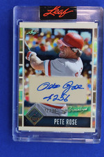 2025 Leaf Seasons Personalized PETE ROSE 4256 Autograph Card /30 REDS P-PR1 AUTO