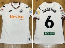 Match Issue Swansea City FC #6 Harry Darling Home Football Shirt, Men’s Large ✅