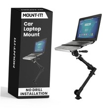 Car Laptop Mount, No-Drill Passenger Seat Laptop Stand for 12  15.4 Inch