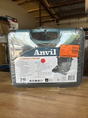 Anvil Homeowner's Tool Set, 76 Piece Set (A76H0S) NEW
