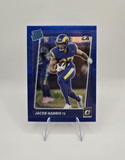Jacob Harris 2021 Panini Donruss Optic Rated Rookie Blue Scope RC #238 LA Rams