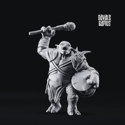 Morlok Troll Drummer | Dark City of Morlok | MESBG Tabletop Fantasy