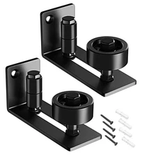 2 Pack Barn Door Floor Guide - Sliding Barn Door Bottom Guide for Bottom Adju...