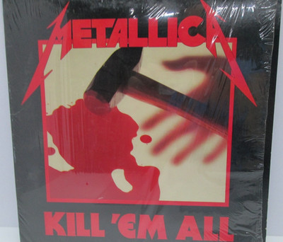 Metallica Kill Em All 1983 OG First Press Vinyl Silver label Megaforce MRI 069