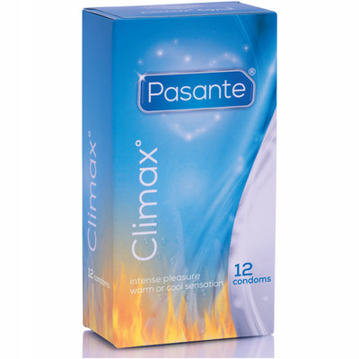 Pasante - Climax Condoms 6 Heat Effect + 6 Cool Effect / 12 Units