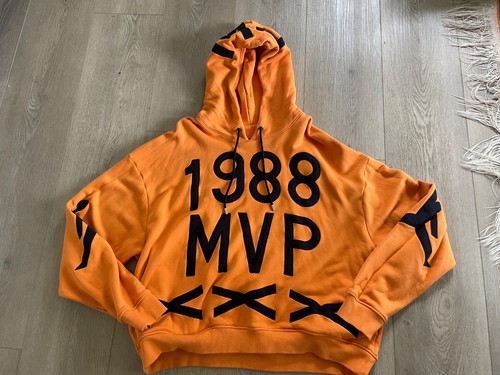 Air Jordan X Nina Chanel Abney - Hoodie Alpha Orange - XXL - Cropped Sweatshirt
