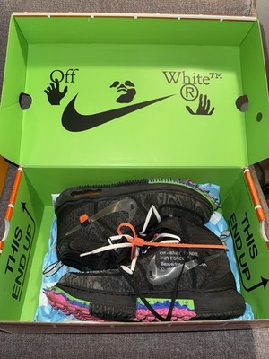 Nike x Off-White Air Force 1 Mid SP DO6290-001 Black/Clear Black 2022