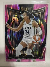 2025 WNBA Select Napheesa Collier Pink Flash #100 Minnesota Lynx