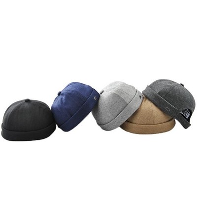 Herren Casual Adjust Docker Hat Sailor Cap Mechanic Biker Hat