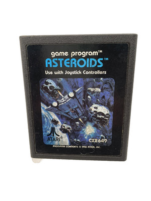 1981 Asteroids - Atari 2600, CIB Complete with Manual Tested & Working