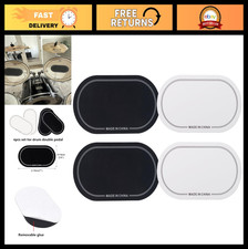 4Pcs Bass Drum Double Pedal Patch Stickers, Self-Adhesive Drumhead Protectors, M