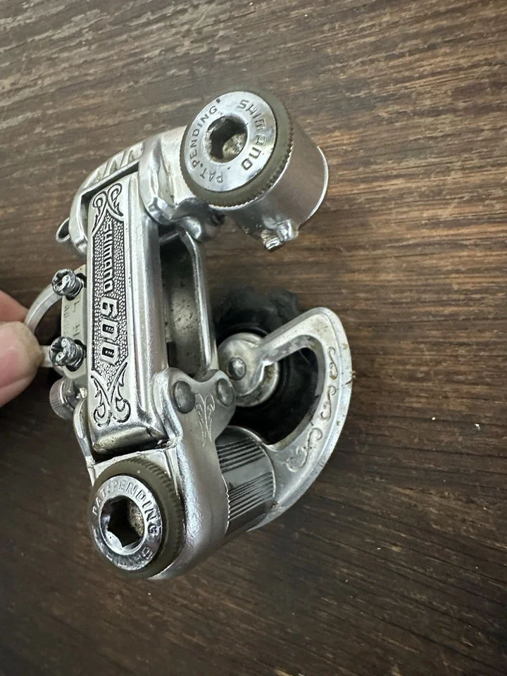 Vintage Shimano 600 EX Arabesque Hinterradgleiser RD-6200 kurzer Käfig zum Anschrauben - Bild 3 von 4