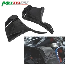 100% Carbon Fiber Winglets Air Deflector For Suzuki GSX1300 R Hayabusa Gloss BK