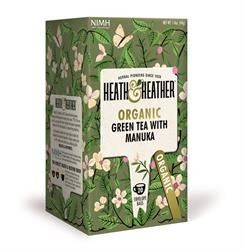 Heath And Heather Organic Green Tea & Manuka Honey 20 Bags - Image 4