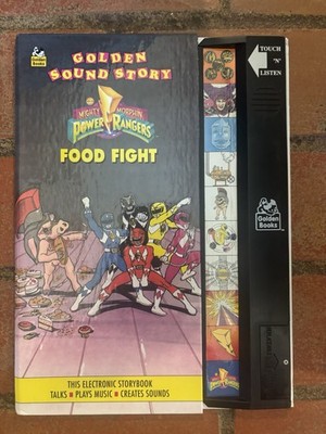Golden Books Golden Sound Story Vintage Power Rangers Electronic Storybook