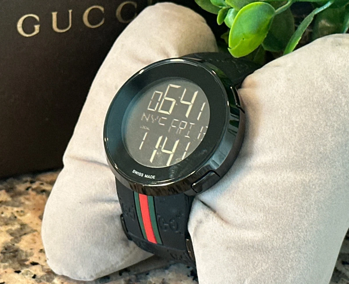 Gucci I-Gucci Digital Wristwatches with Alarm for sale | eBay