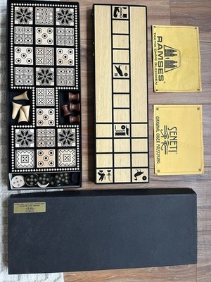 Ramses + Seneti, 2 Spiele, Naturholz