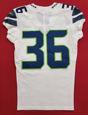 Seattle Seahawks Blank #36 Team-Issued Road Jersey with COA - SA 10513