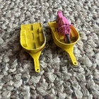 Vintage Matchbox Lesney Rare Pink Honda Motorcycle and 2 Trailer #38