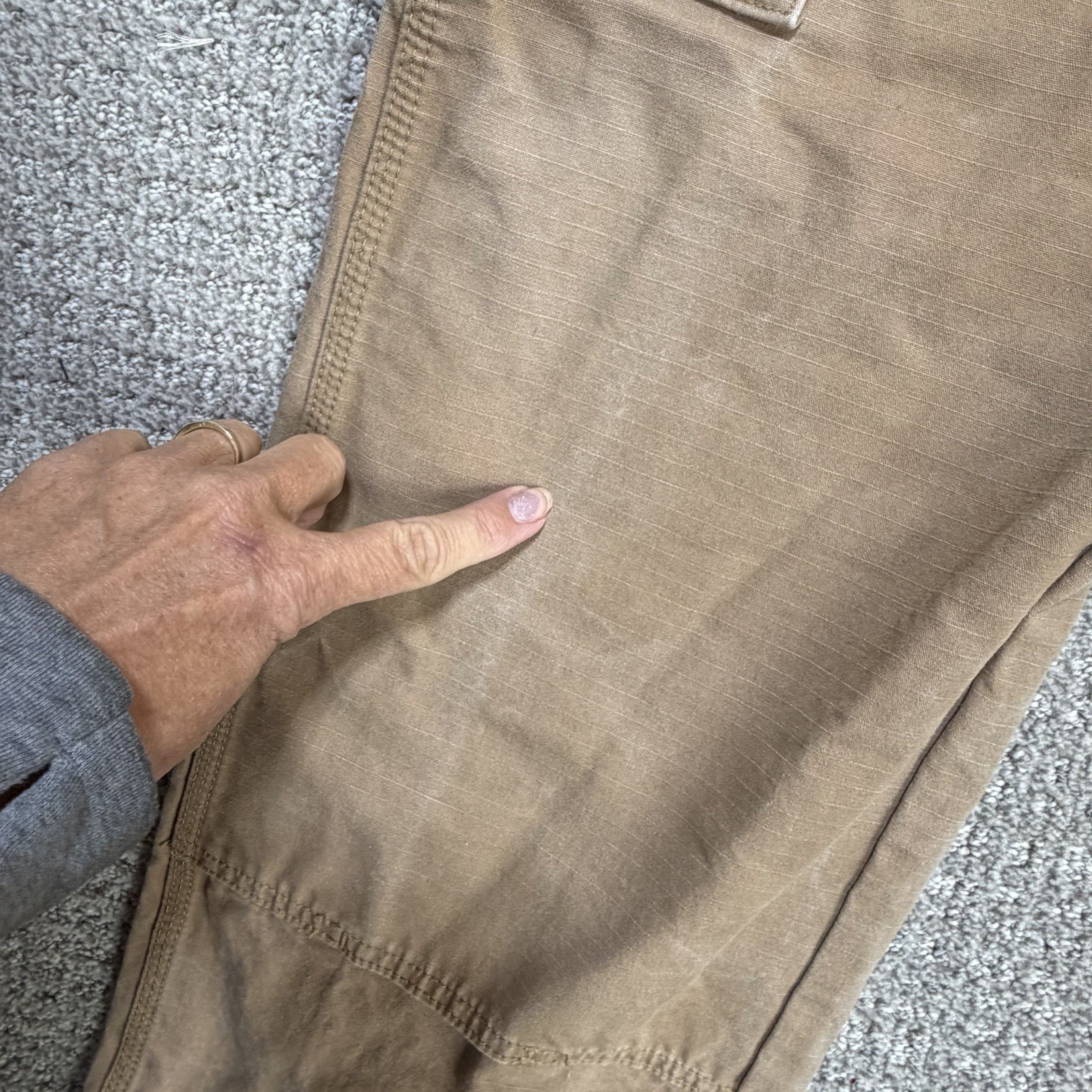 Wrangler Riggs Workwear Ranger Carpenter Pants 36x30 Bark Brown Duck Canvas thumbnail 13