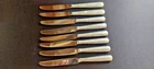 GORHAM CAMELLIA   (8) KNIVES NO MON0GRAM