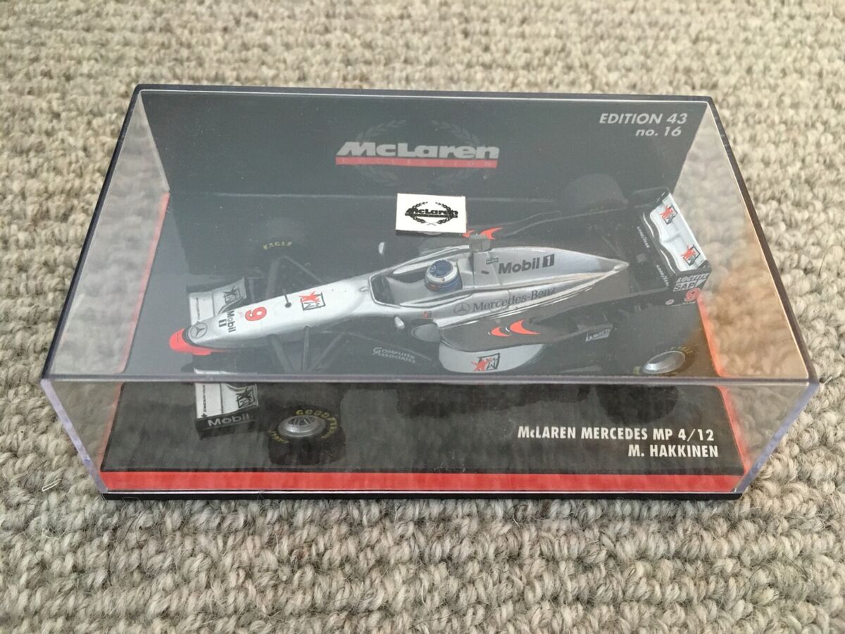 Minichamps F1 Edition 43 McLaren Mika Hakkinen 1/43 scale Minichamps F1 Edition 43 McLaren Mika Hakkinen 1/43 scale