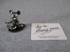 Disney Magic Kingdom Game Mickey Mouse Pawn w/ Autograph Card Replacement