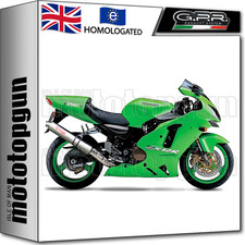 GPR EXHAUST BOLT-ON HOM ROUND STAINLESS STEEL KAWASAKI ZX12R ZX-12R 2003 03