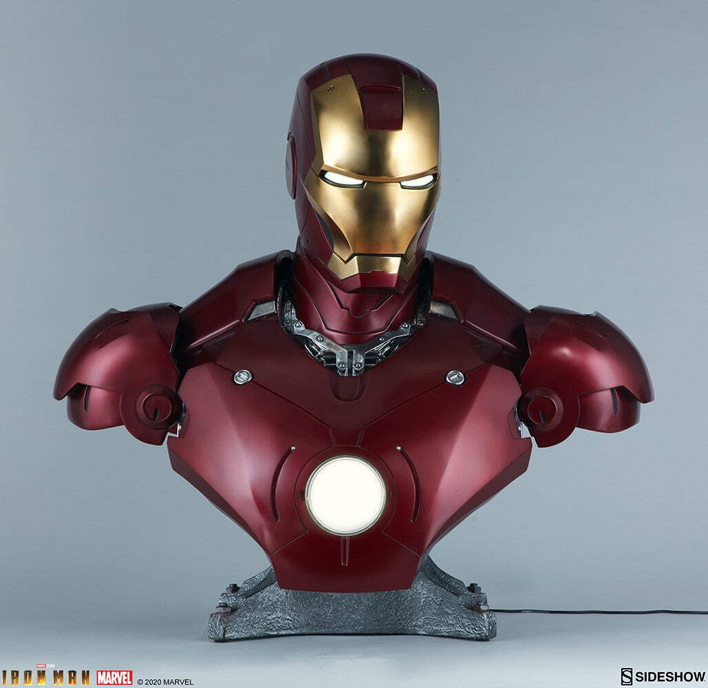 SIDESHOW Avengers Iron Man Mark III Life-Size Bust 1 1 Scale