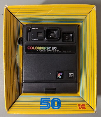 Vintage KODAK COLORBURST 50 Instant Camera w/ KODAK