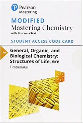 Modified Chemistry General Organic Biological Chemistry Structures of Life 6th 