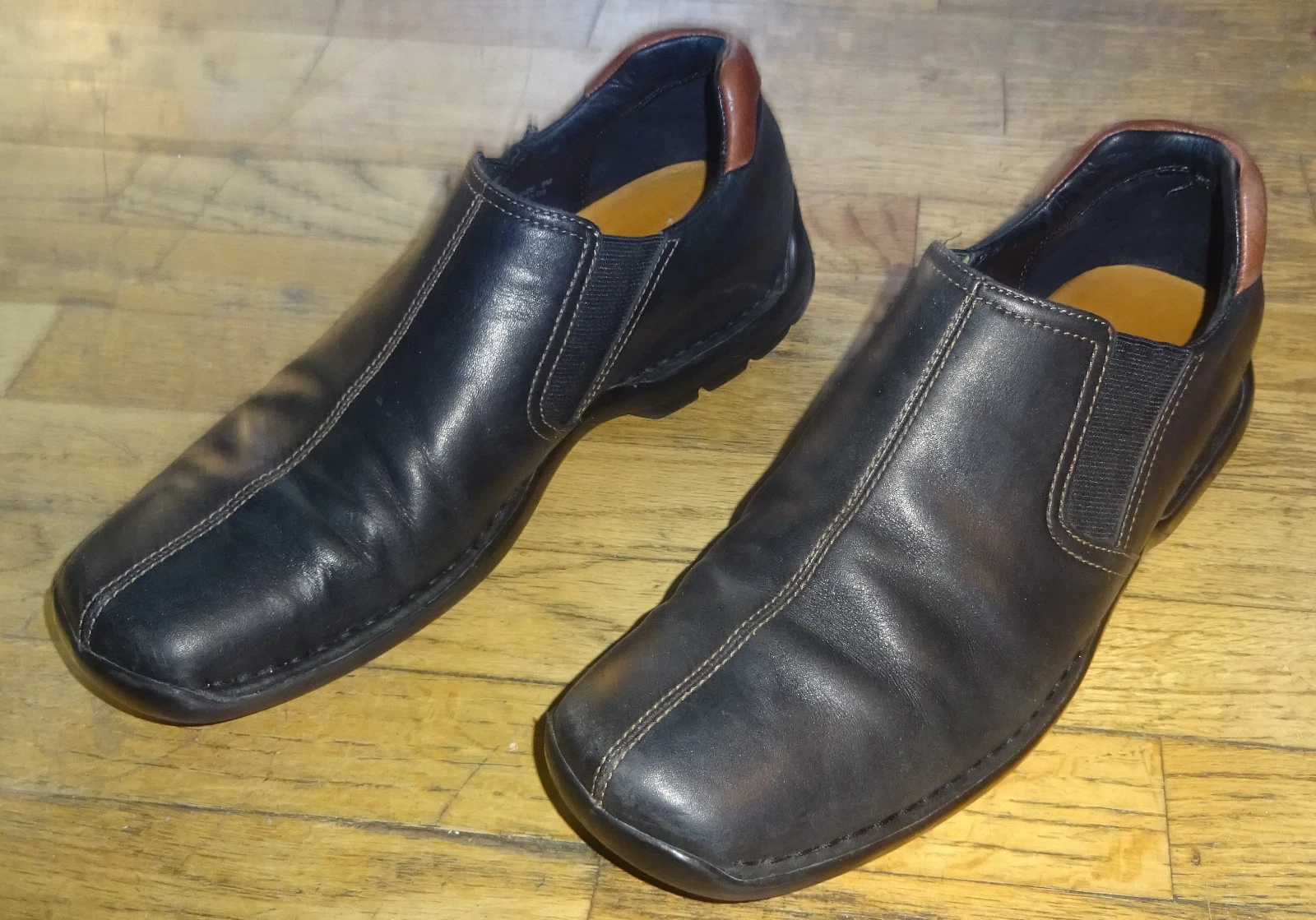 ASICS Mocassini Cole Haan uomo 9M scarpe slip on in pelle nera