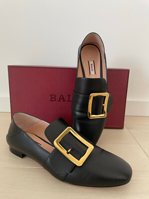 Bally Loafer Janelle - Gr. 37,5 - schwarz / auch als Slipper tragbar