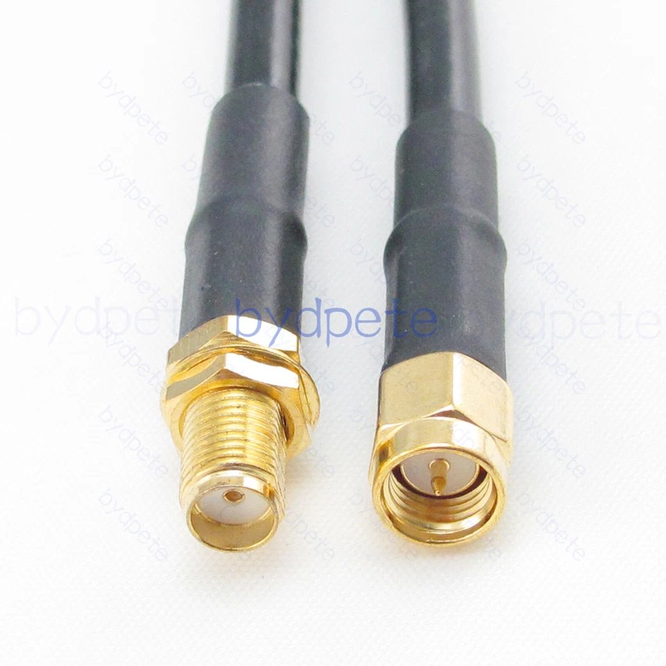 SMA Male to SMA Female RG58 Coaxial Cable RF Kable 50Ohm extended extension lot - Image 2 of 4