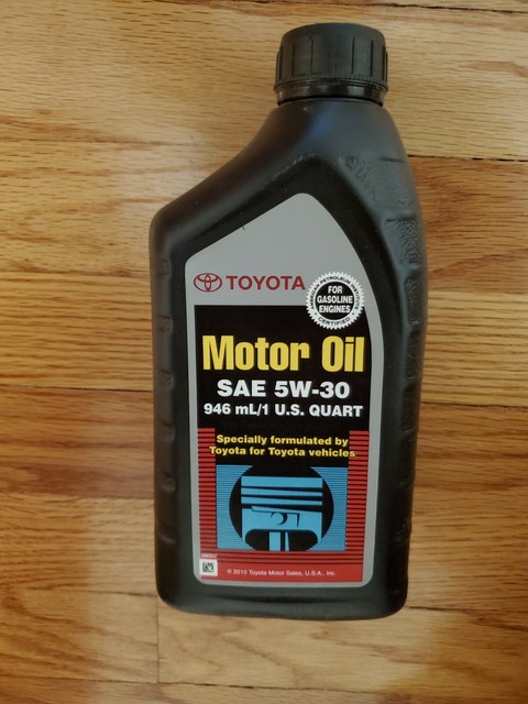 Toyota motor oil 5w30